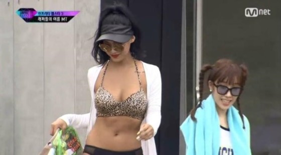 언프리티랩스타 시즌3 나다, 파격 비키니…전소연 19금 아냐?