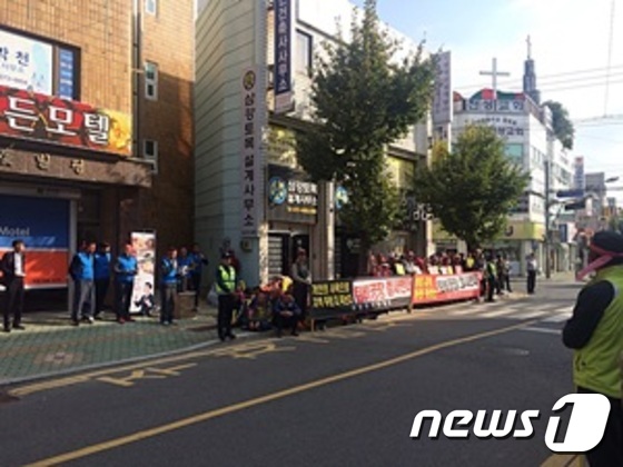 고성 삼산·하일면 주민들, 퇴비공장 설치 반대한다