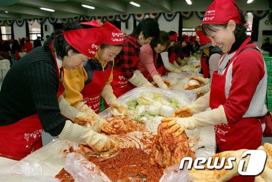 2007년 사랑나눔 김장담그기 행사