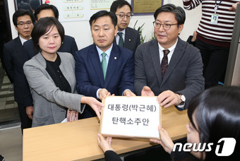 野3당, 朴대통령 탄핵소추안 발의…9일 가결 추진(종합)