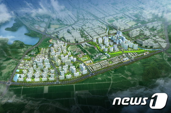 호암 아파트 배치도