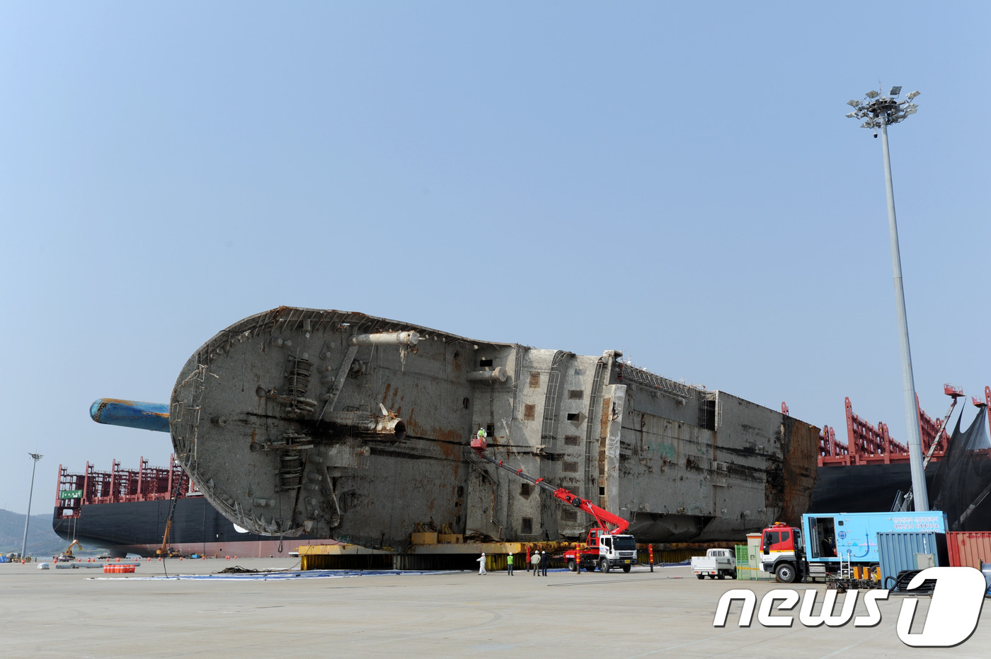 세척 작업 시작합니다