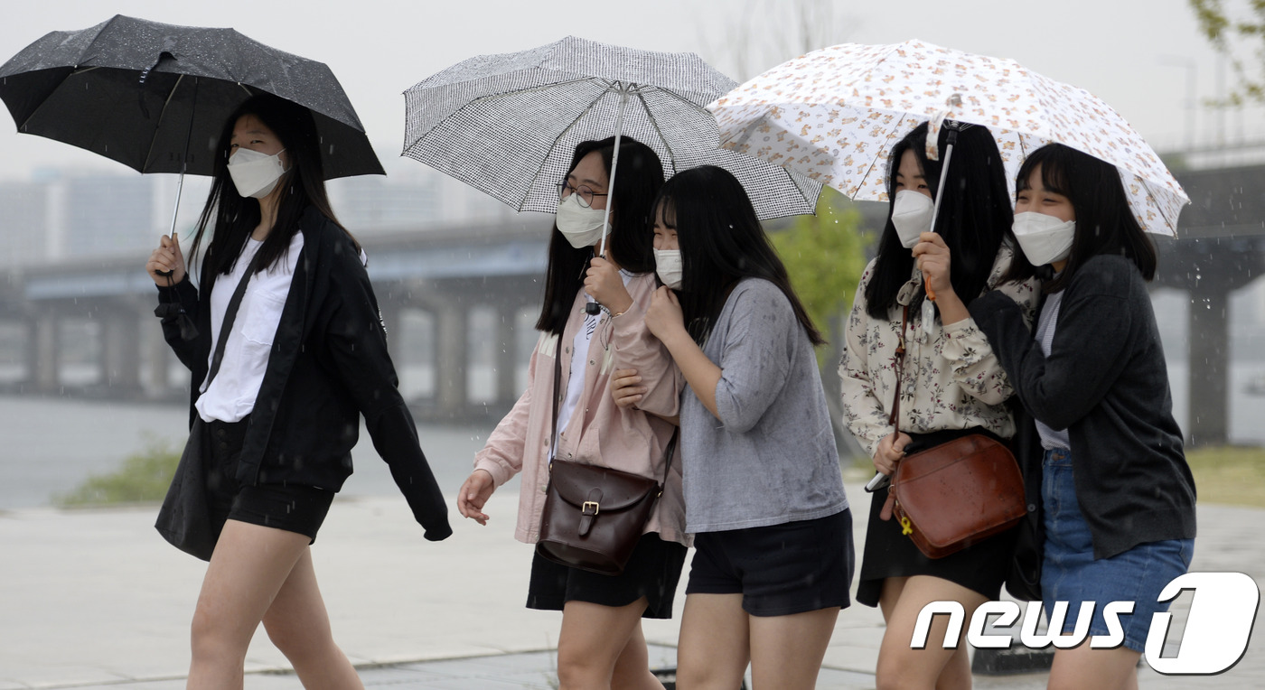 비야 미세먼지를 씻어주렴