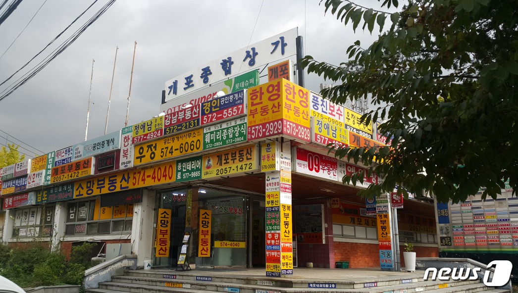 개포주공 1주일새 6천만원 뚝…중개업소 단속피해 전면휴업