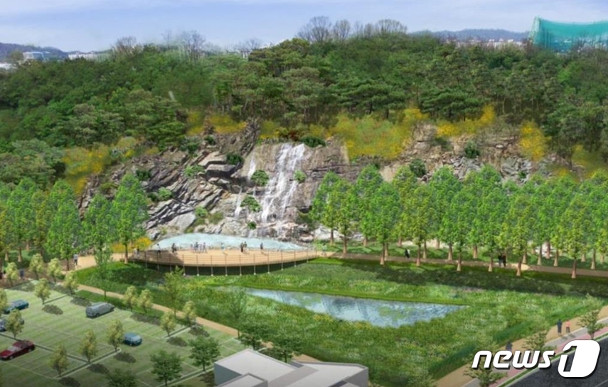 전주에 인공폭포 생긴다…효천지구에 높이 30m 규모