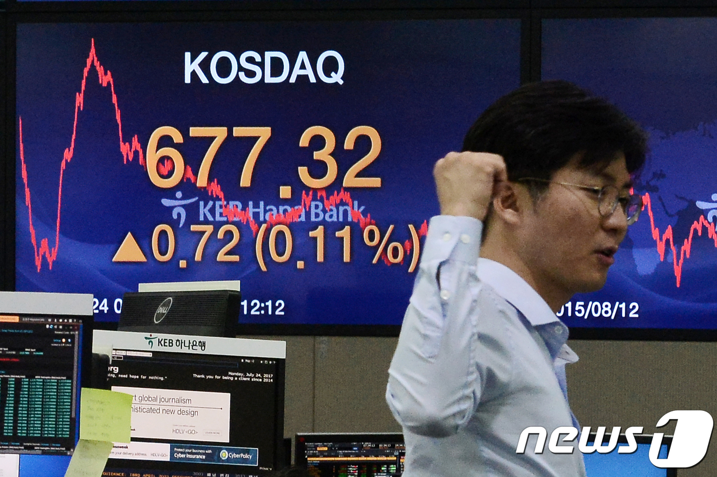 연중 최고치 기록한 코스닥