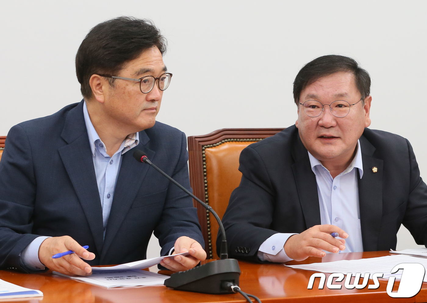 우원식-김태년 부동산 대책 대화