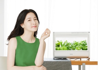 교원, 집에서 안심 채소…식물재배기 웰스팜 출시