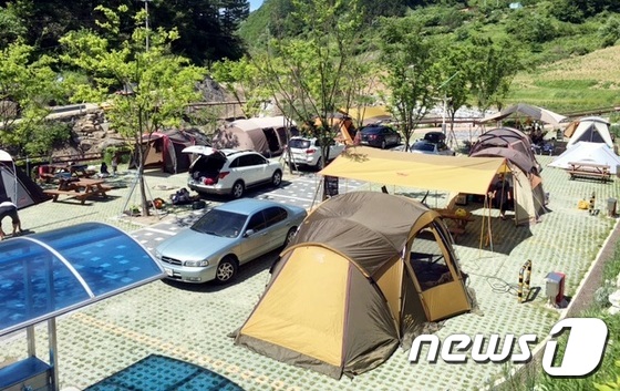 경북 포항 오토캠핑장 샤워장 화재...4500여만원 피해