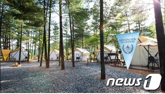 럭셔리 캠핑 글램핑도 호텔에서 즐긴다