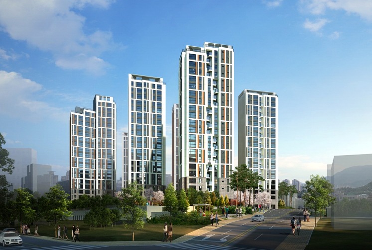 이편한세상강동에코포레 단지 사진