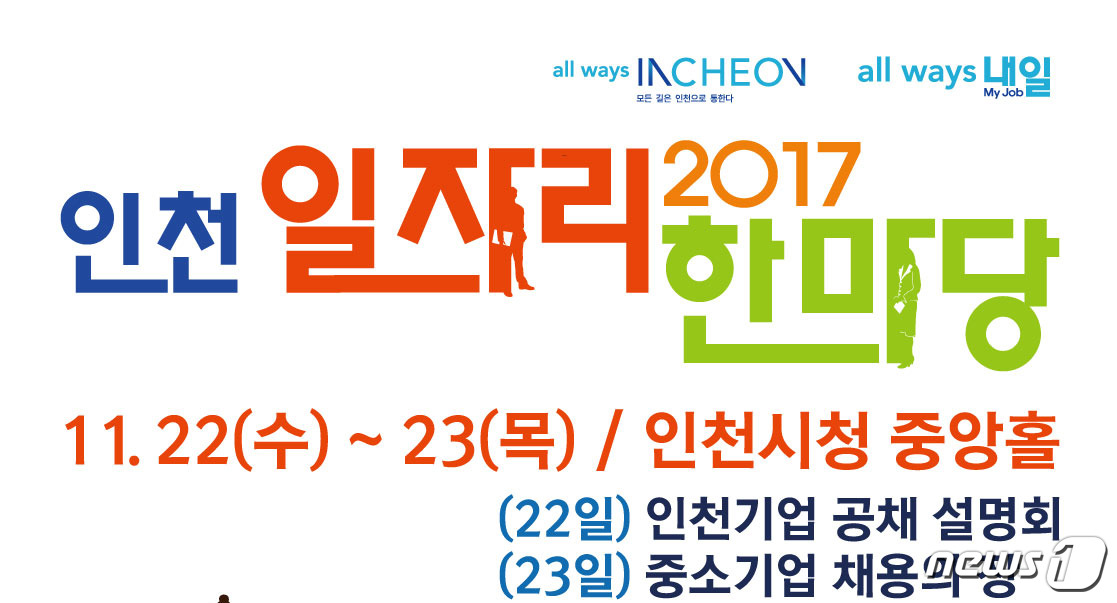 인천시, 22~23일 2017 인천 일자리한마당