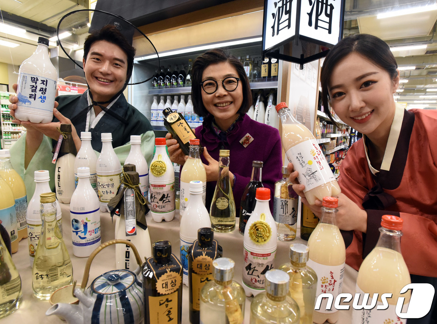 전통주를 다양하게 맛보세요!