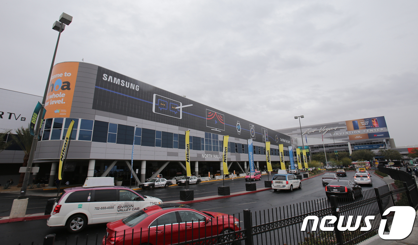 CES 2018 삼성전자 옥외광고