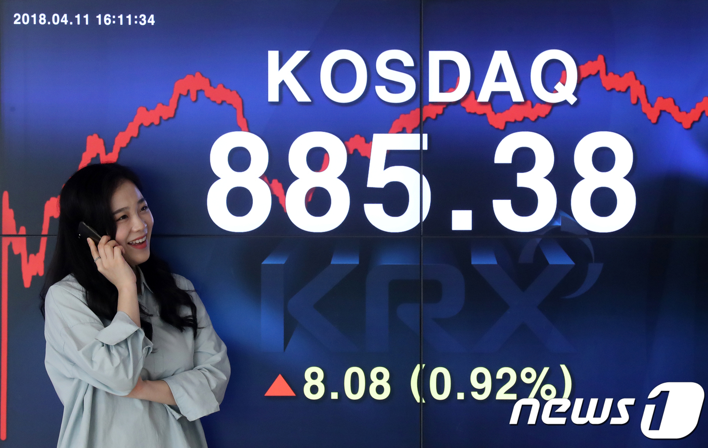 코스닥 기분 좋은 상승세