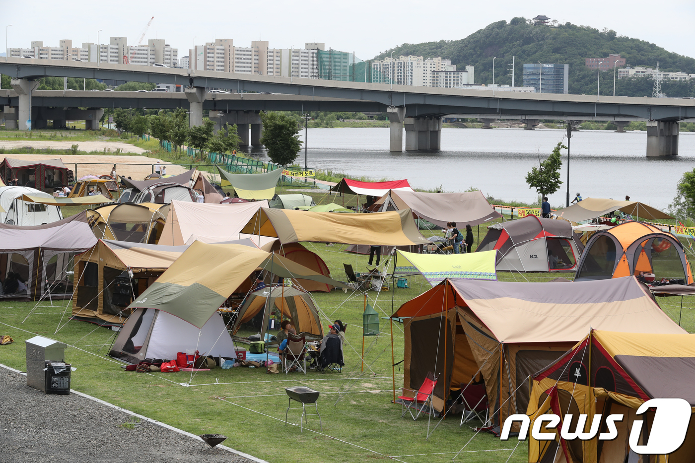 대구 도심에 캠핑장 개장