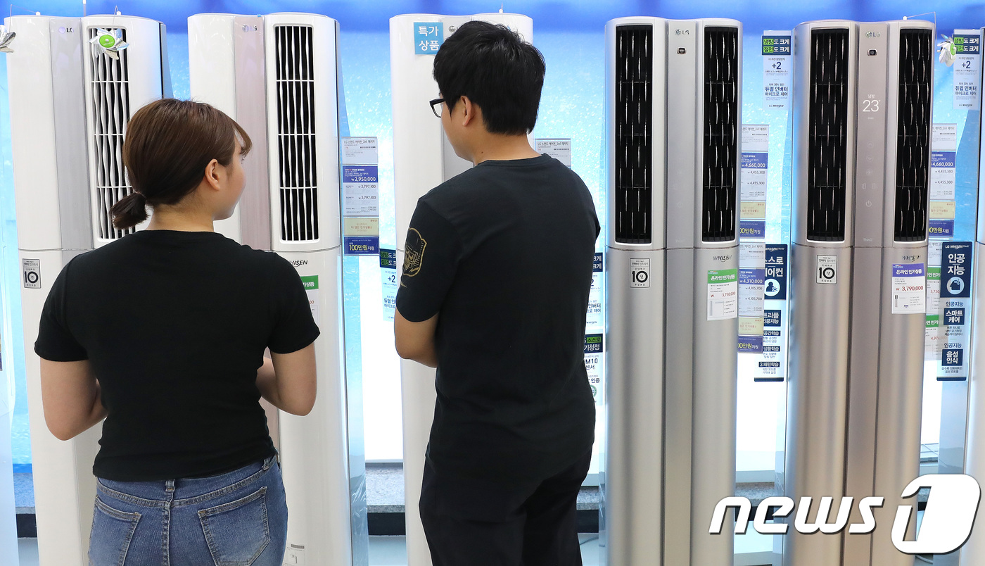 본격적인 무더위 시작에 에어컨 판매 급증