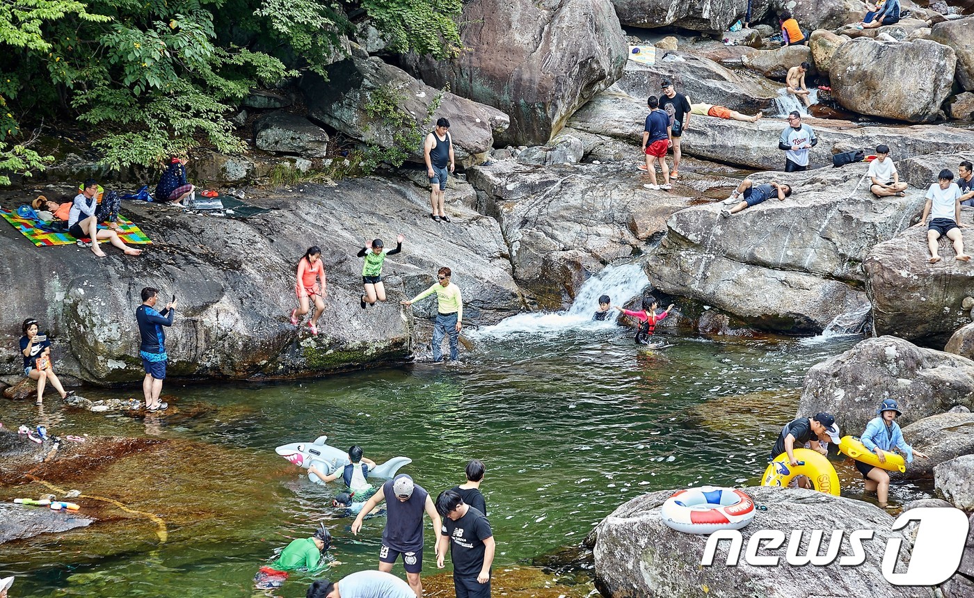 여름에도 시원한 구례 지리산 피아골 계곡
