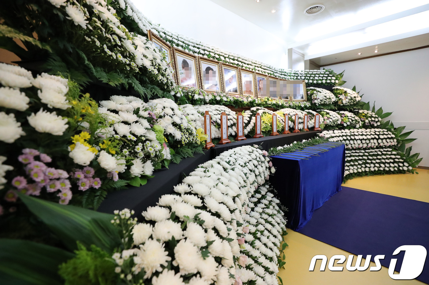 인천 세일전자 화재 희생자 9인 합동분향소, 가천대길병원에 마련
