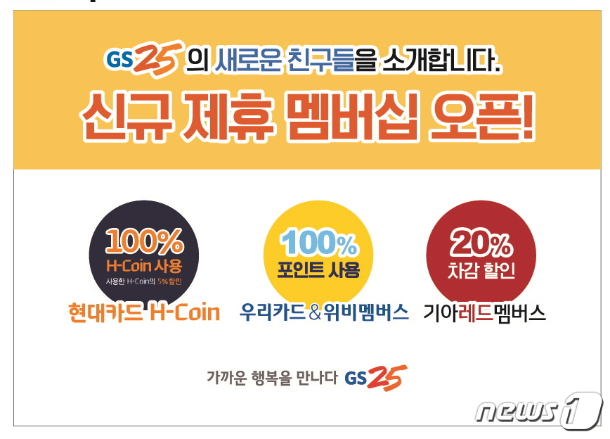 GS25, 현대카드·우리은행·기아차와 신규 멤버십 제휴