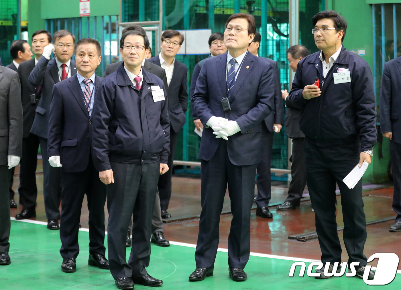 서진산업 방문한 최종구 금융위원장