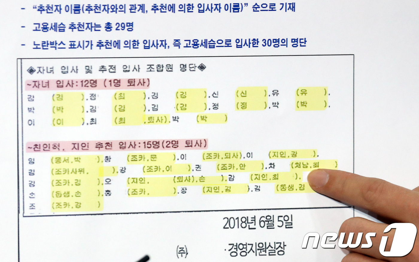 하태경 이것이 노조의 화이트리스트