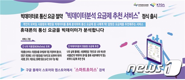 내게 맞는 이동통신 요금제는?…빅데이터 추천서비스 시작