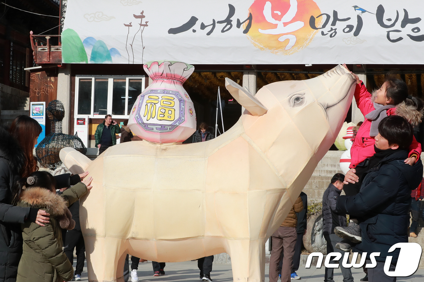대구 동화사 복돼지 인기 만점