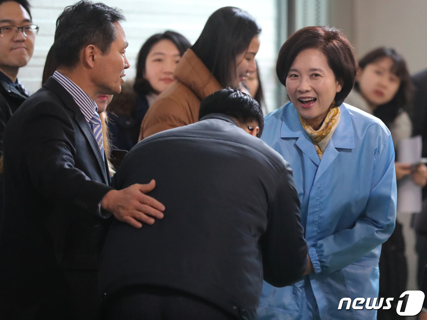 부천 오정 산업단지 찾은 유은혜 부총리