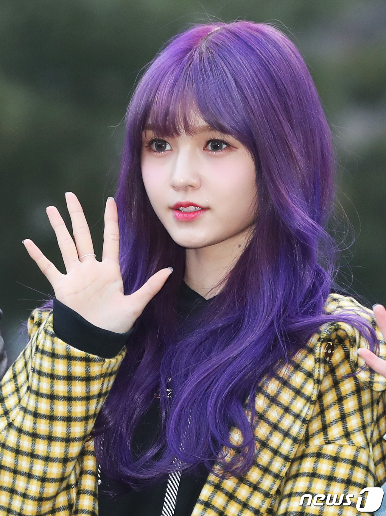 드림노트 한별, 신비로운 보라빛 헤어