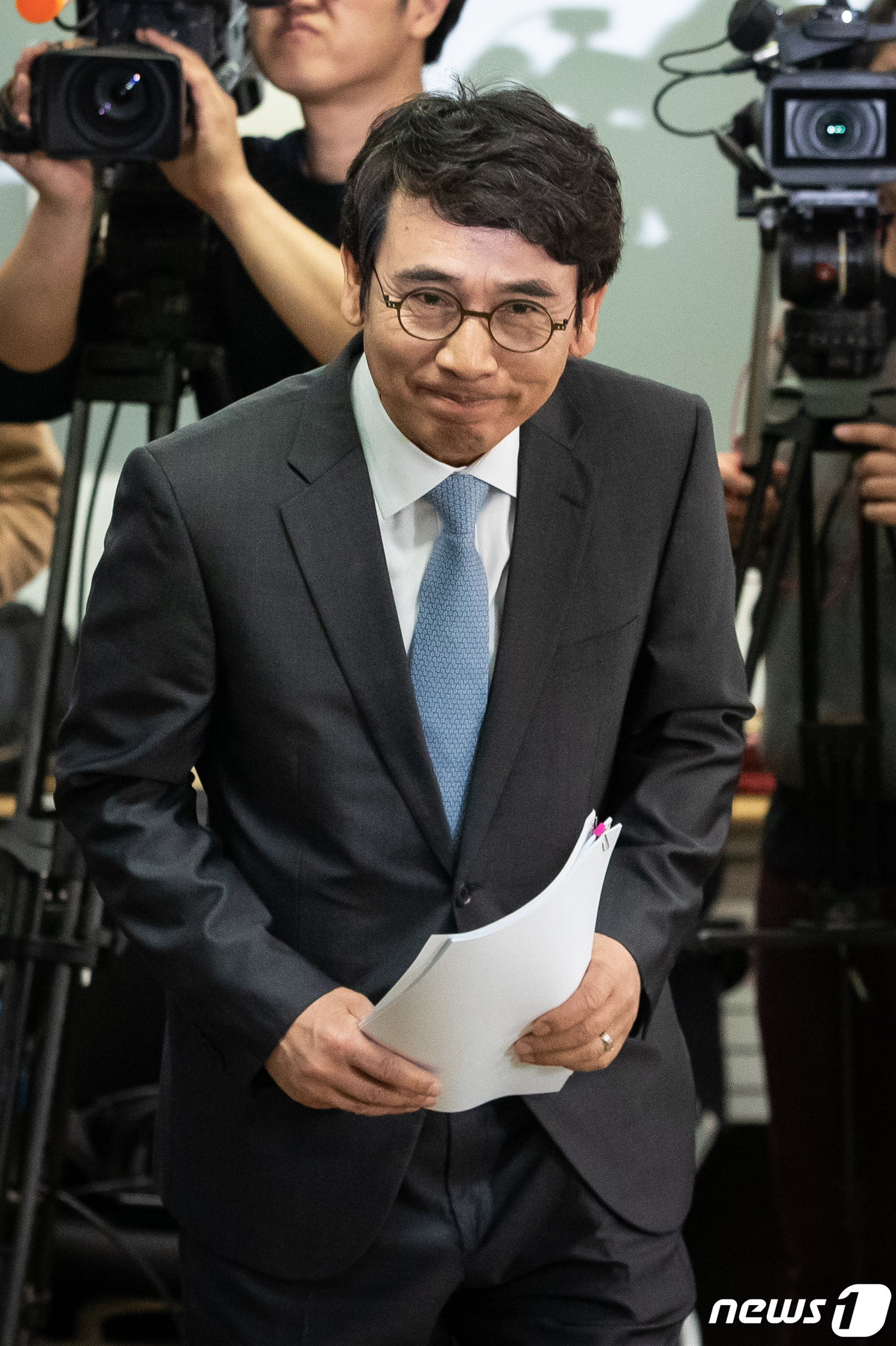 유시민 노무현재단 이사장 기자간담회