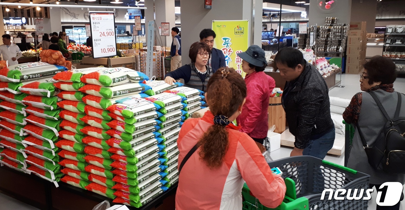 전남쌀 브랜드 풍광수토 경남 양산 소비자에게 첫선