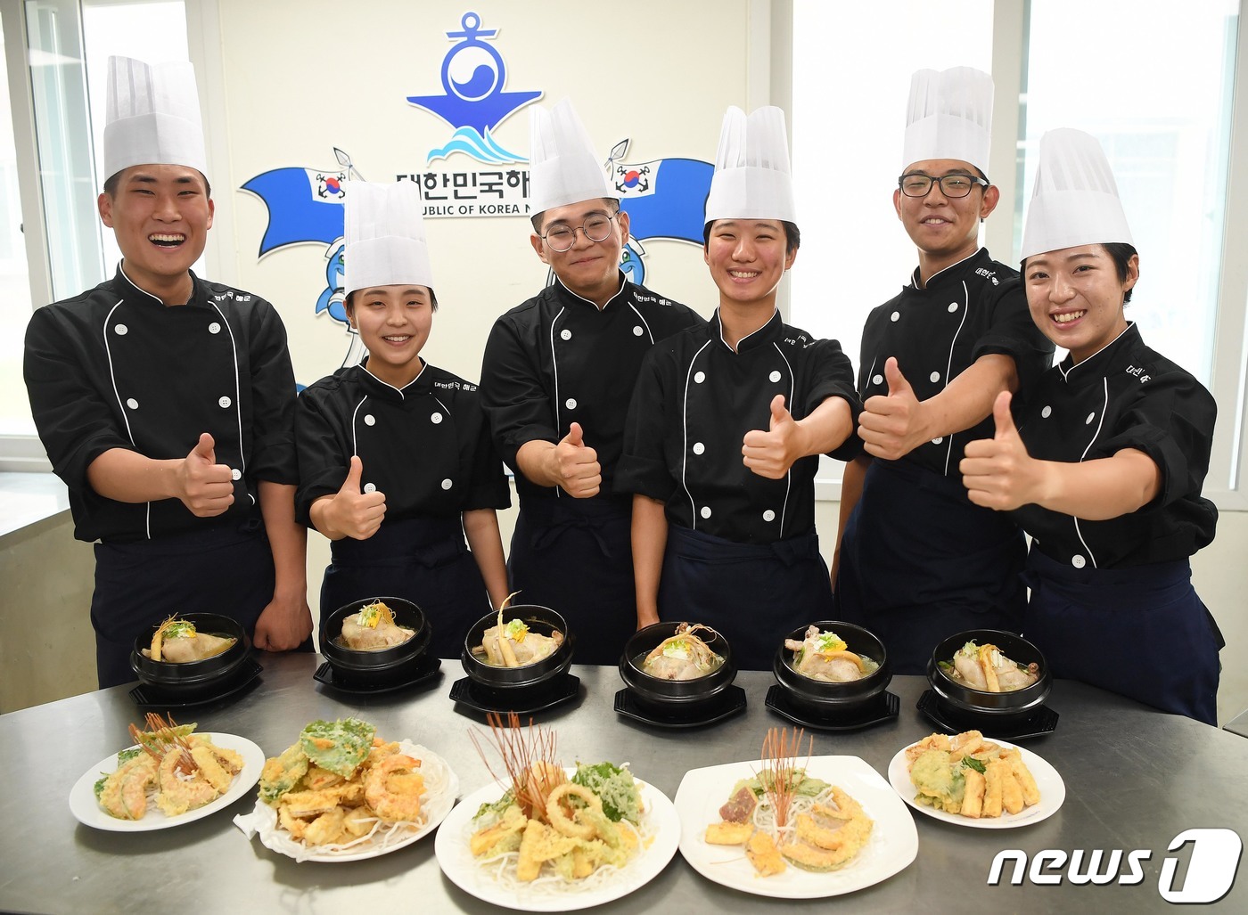 해군교육사 기술행정학교, 조리초급반 여름메뉴 조리실습 교육