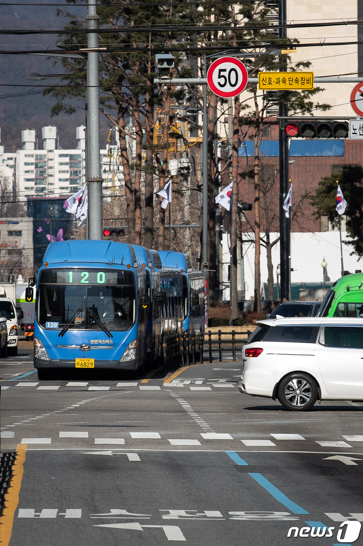 서울시, 한남대로·경인로 제외 중앙버스전용차로 도로 제한속도 50km 일괄 조정
