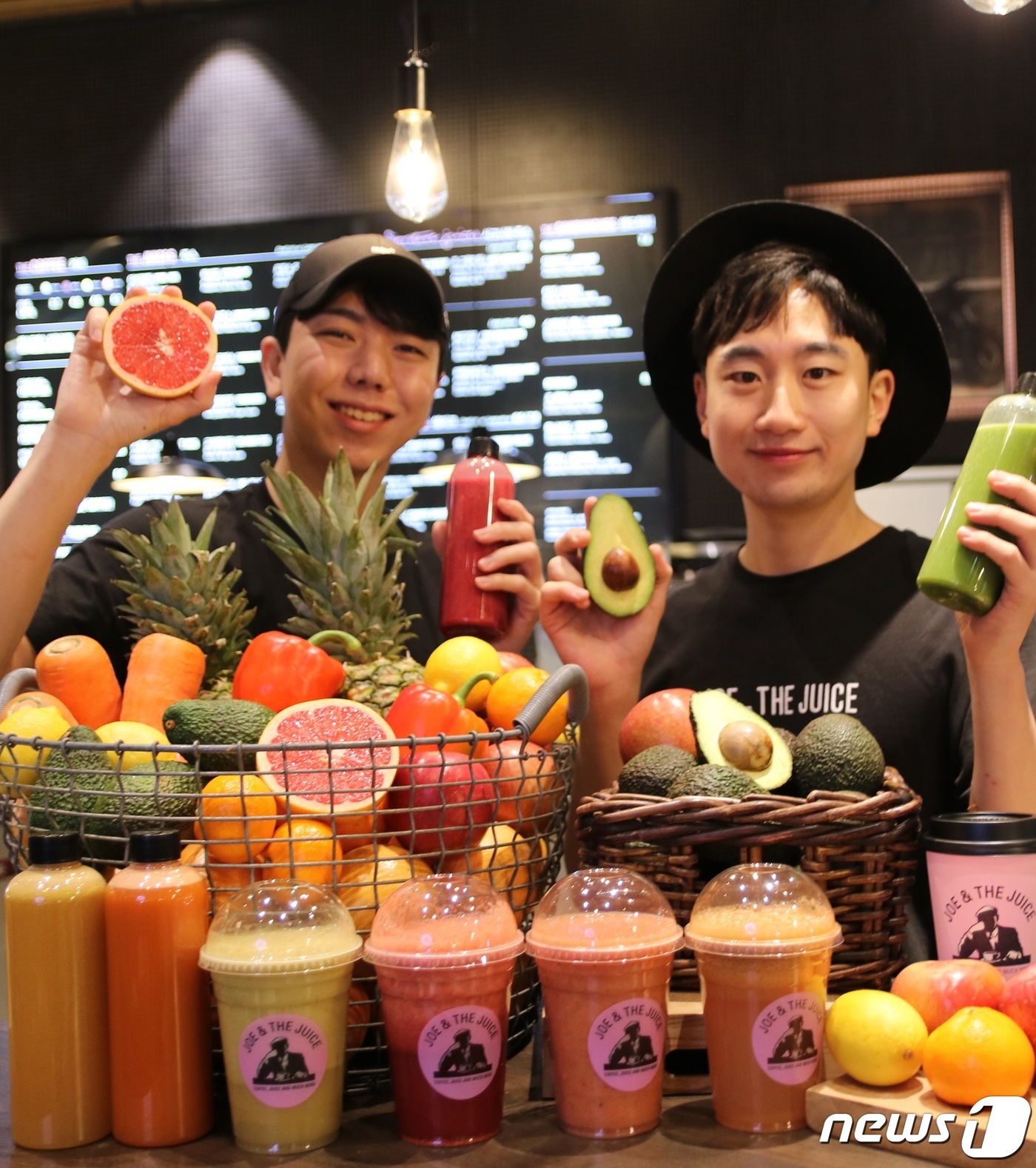 현대그린푸드 맛있는 조앤더주스 착즙주스 드세요
