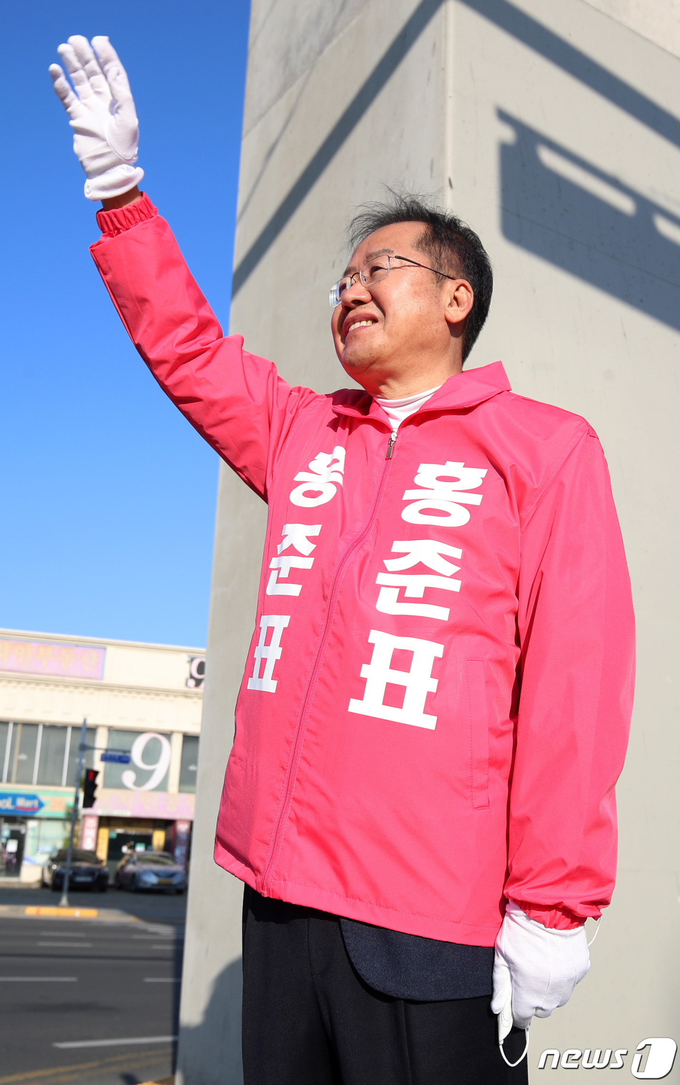 대구 수성구 두산오거리로 나온 홍준표