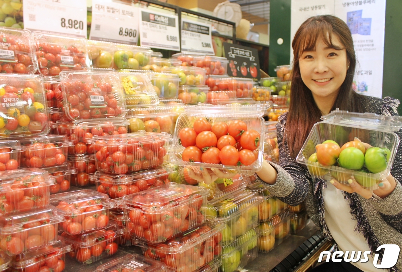 롯데마트 새콤달콤 토마토 드세요