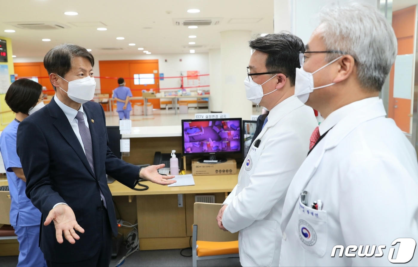 국립정신건강센터 찾은 김강립 차관