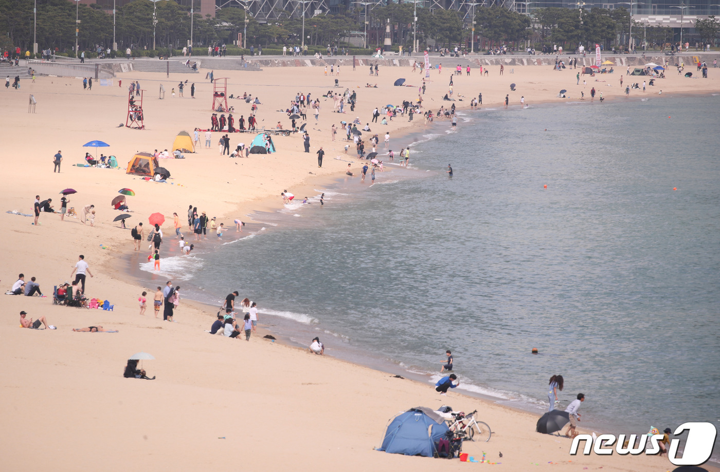 안전개장 앞둔 해운대