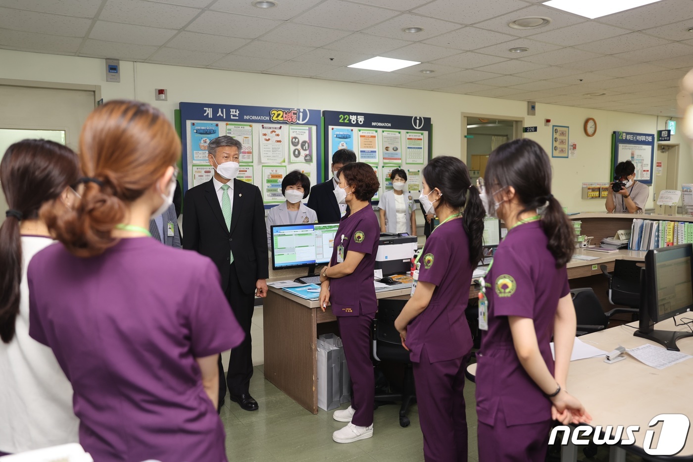 박삼득 보훈처장, 대구보훈병원 직원 격려