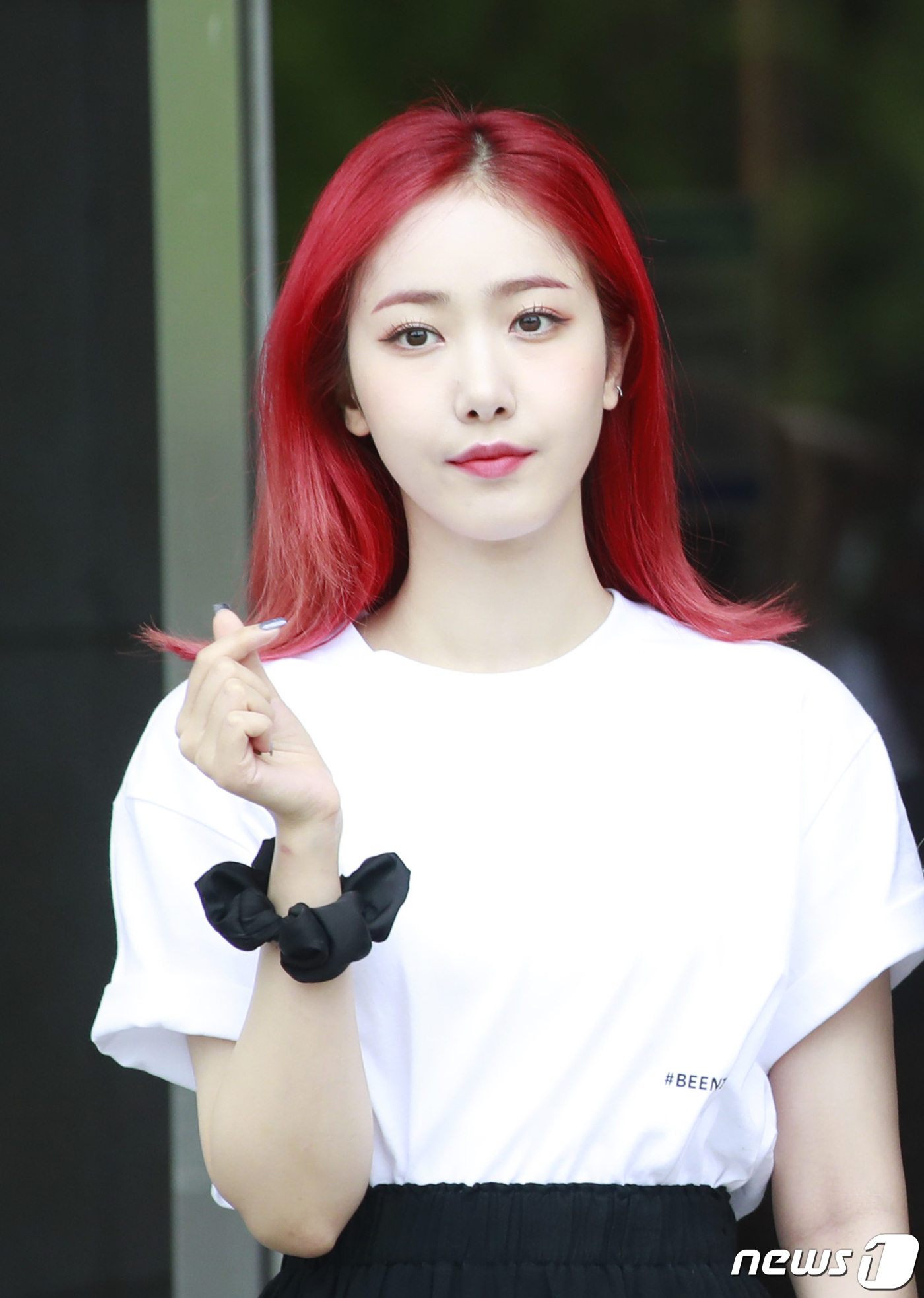 신비, 출근길 하트 뿅뿅