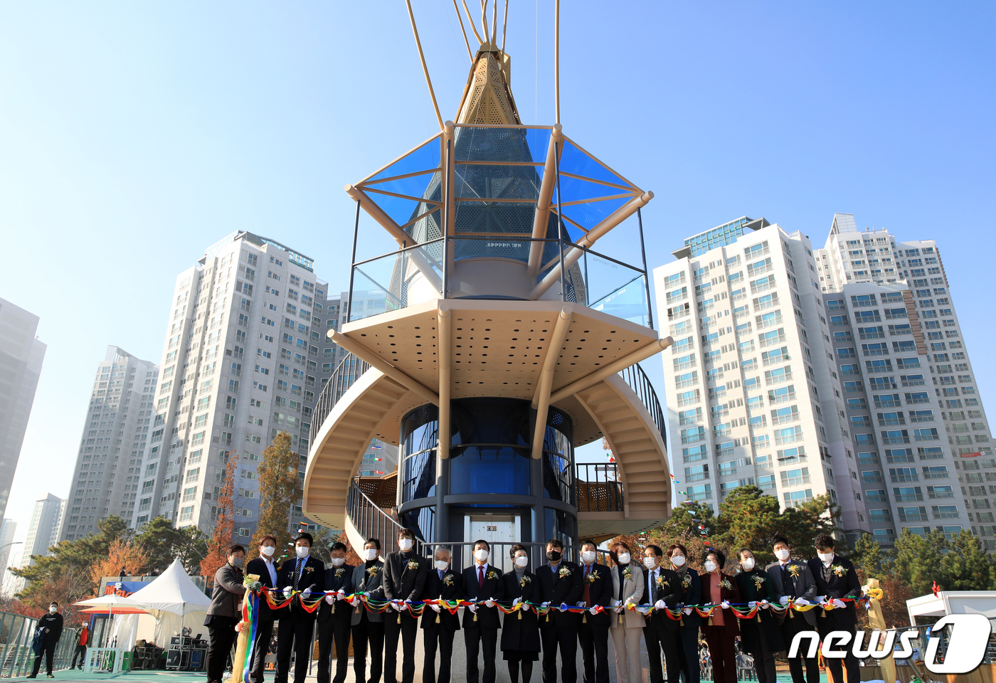 소래포구 새우타워 준공