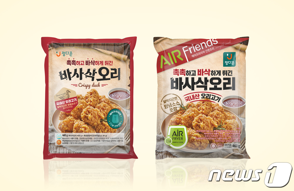 바사삭치킨 열풍 오리로 잇는다 정다운 바사삭오리 출시