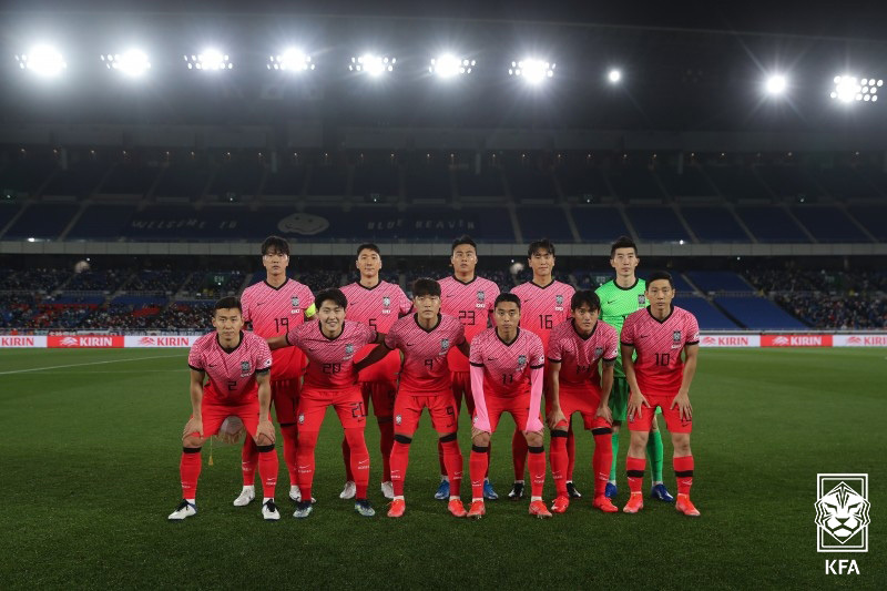 한일전 앞둔 대한민국 축구대표팀