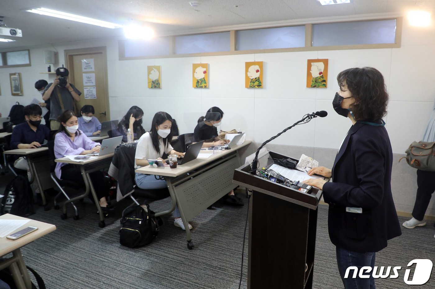 공군 19비 불법촬영 사건 후속 기자회견