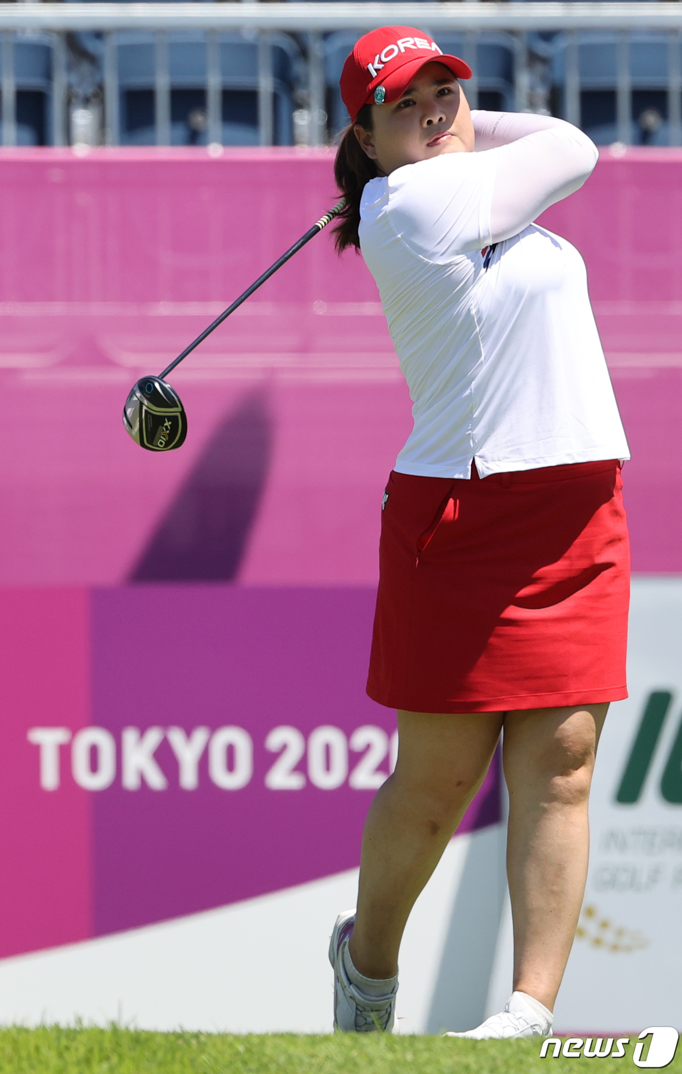 박인비, 2라운드 티샷