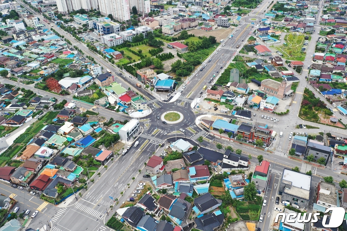 정읍시, 옛 상동회관 앞 회전교차로 18일 전면 개통