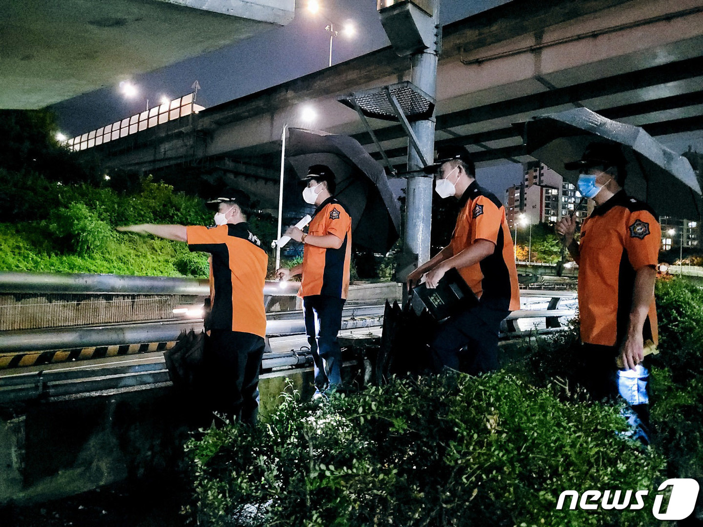 서울소방재난본부, 동부간선도로 옆 수변지역 점검