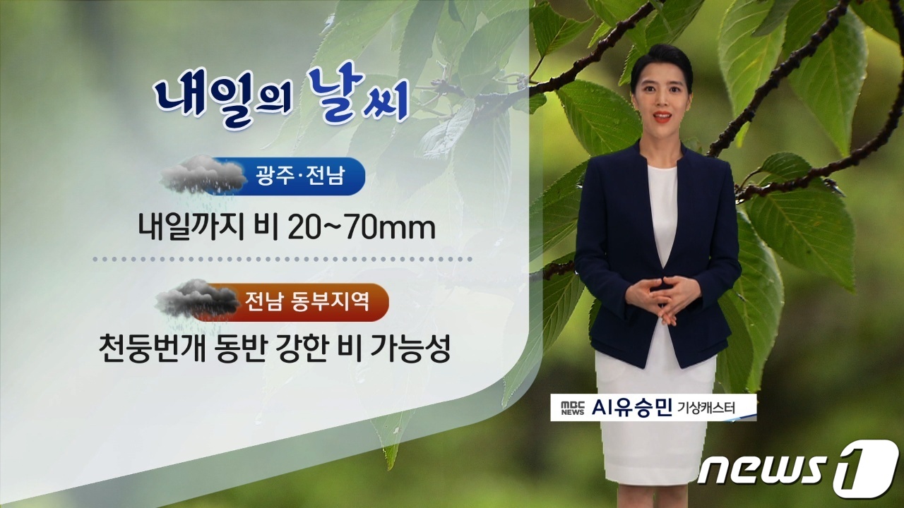 여수문화방송 10월5일부터 AI 가상인간이 뉴스·날씨 서비스