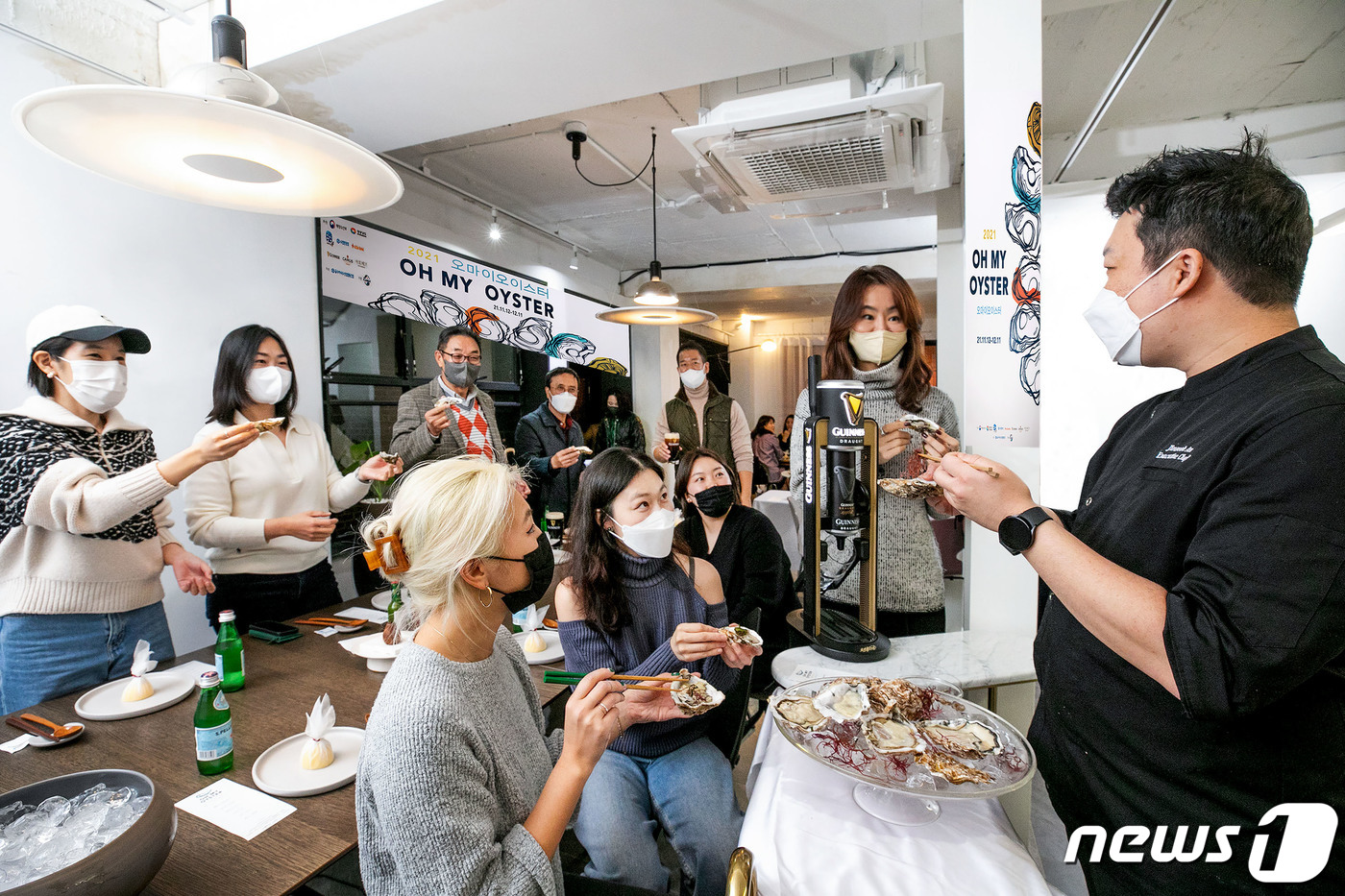 기네스의 진한 풍미와 굴의 환상적 만남
